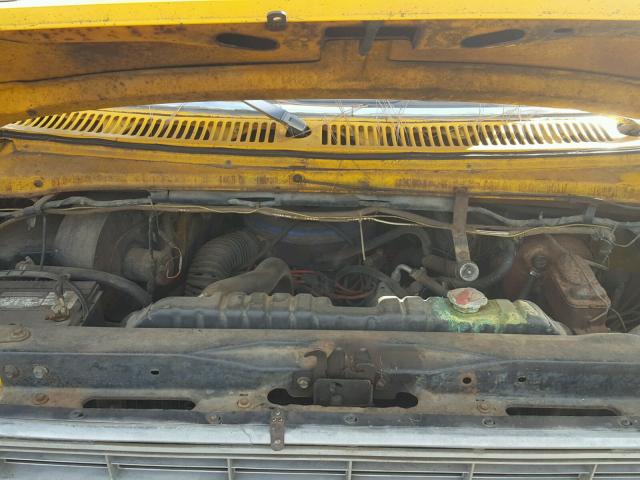 E25HHD08826 - 1975 FORD E250 YELLOW photo 7