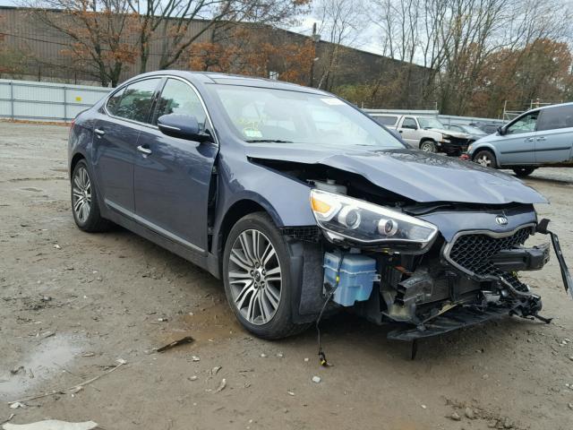 KNALN4D79E5145218 - 2014 KIA CADENZA PR BLUE photo 1