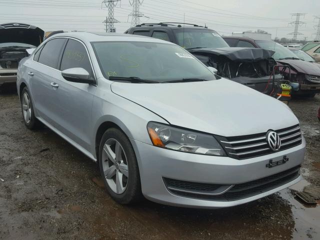 1VWBH7A3XCC061441 - 2012 VOLKSWAGEN PASSAT SE SILVER photo 1