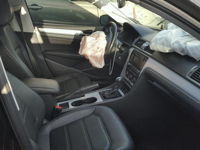 1VWBP7A35DC036645 - 2013 VOLKSWAGEN PASSAT SE BLACK photo 5