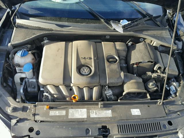 1VWBP7A35DC036645 - 2013 VOLKSWAGEN PASSAT SE BLACK photo 7