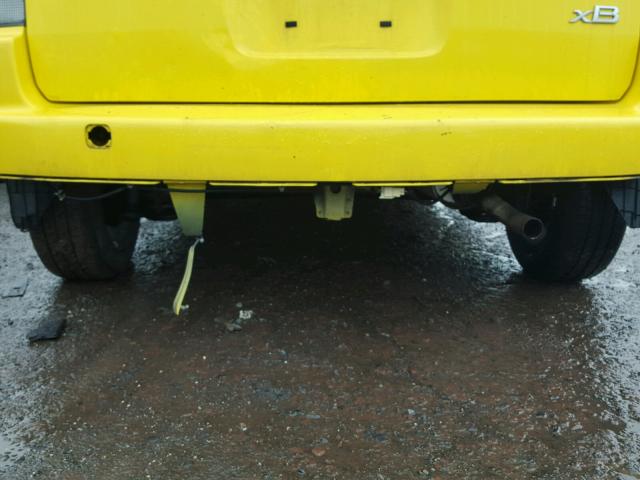 JTLKT324454015557 - 2005 TOYOTA SCION XB Amarillo foto 9