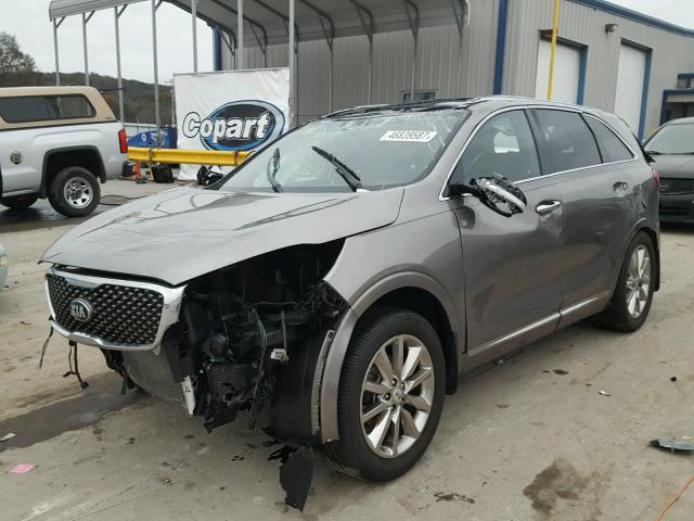 5XYPK4A58GG063278 - 2016 KIA SORENTO SX SILVER photo 2