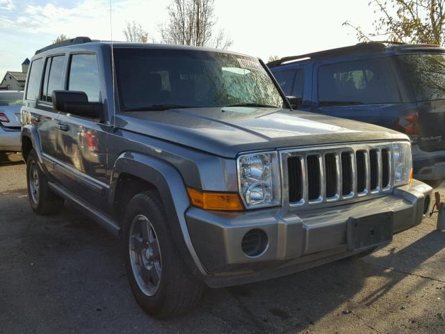 1J8HH48KX7C613950 - 2007 JEEP COMMANDER GRAY photo 1