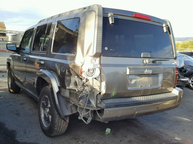 1J8HH48KX7C613950 - 2007 JEEP COMMANDER GRAY photo 3