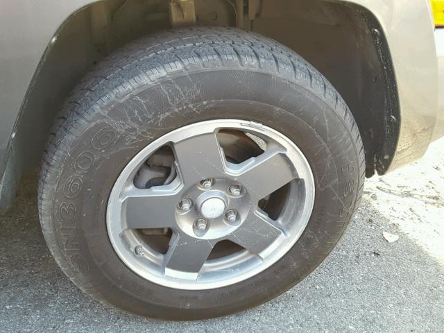 1J8HH48KX7C613950 - 2007 JEEP COMMANDER GRAY photo 9