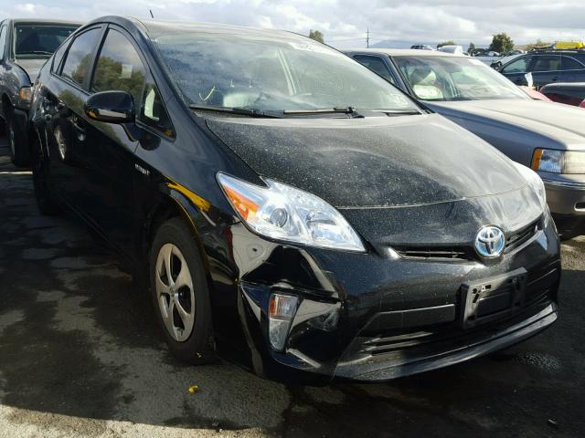 JTDKN3DU3E1769800 - 2014 TOYOTA PRIUS BLACK photo 1