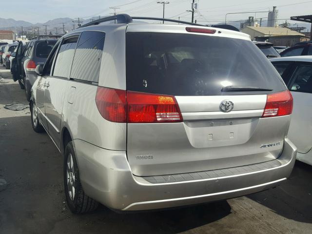 5TDZA23C45S251937 - 2005 TOYOTA SIENNA CE SILVER photo 3