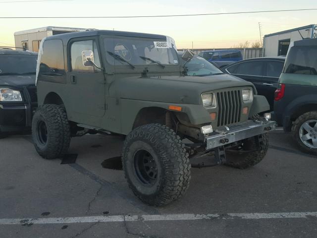 2BCCZ8149HB519269 - 1987 JEEP WRANGLER L GREEN photo 1