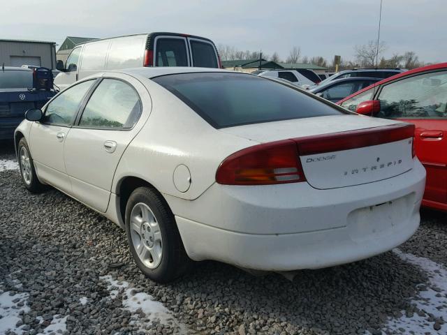 2B3HD46R22H167867 - 2002 DODGE INTREPID S WHITE photo 3