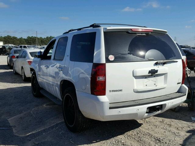 1GNFC13098R121188 - 2008 CHEVROLET TAHOE C150 WHITE photo 3