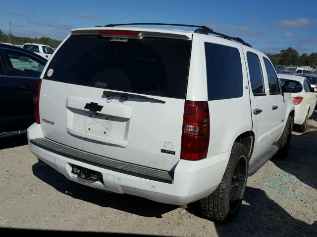 1GNFC13098R121188 - 2008 CHEVROLET TAHOE C150 WHITE photo 4