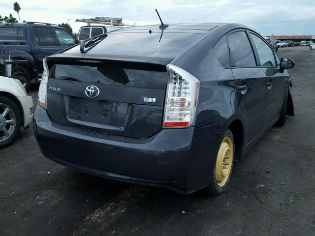 JTDKN3DU5A0017676 - 2010 TOYOTA PRIUS GRAY photo 4