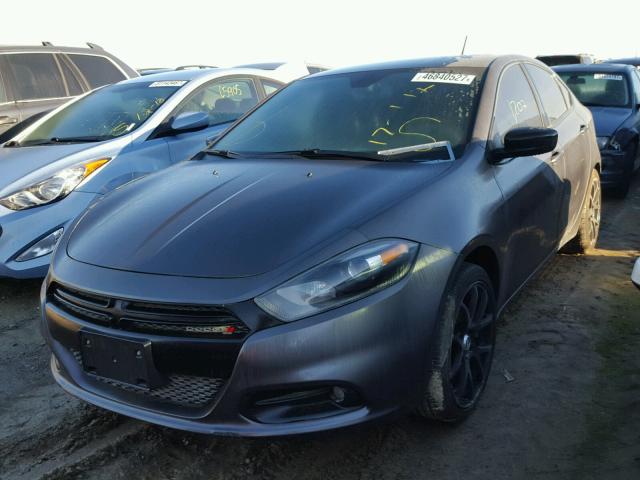 1C3CDFBB9GD577765 - 2016 DODGE DART SXT CHARCOAL photo 2