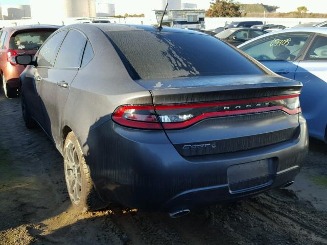 1C3CDFBB9GD577765 - 2016 DODGE DART SXT CHARCOAL photo 3