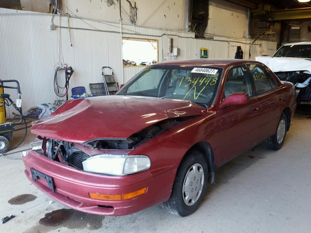 JT2SK12E4P0134448 - 1993 TOYOTA CAMRY LE BURGUNDY photo 2