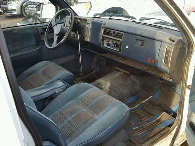 1GTCS19Z4M8529831 - 1991 GMC SONOMA WHITE photo 5