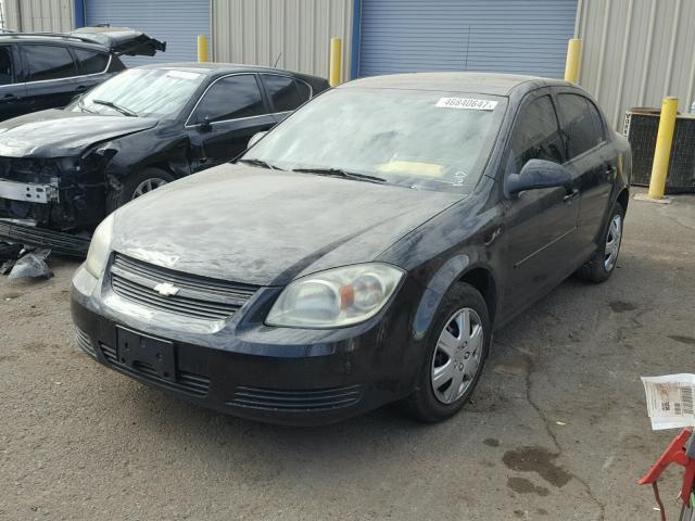 1G1AD5F54A7209963 - 2010 CHEVROLET COBALT 1LT BLACK photo 2