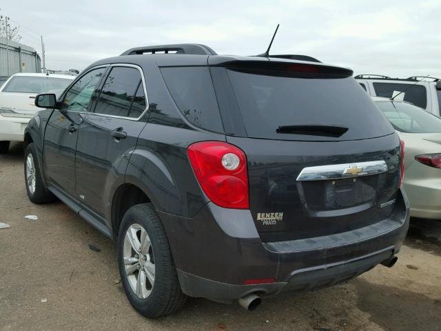 2GNFLEE3XD6315202 - 2013 CHEVROLET EQUINOX LT BLACK photo 3