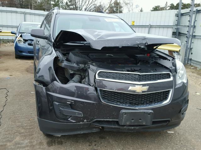 2GNFLEE3XD6315202 - 2013 CHEVROLET EQUINOX LT BLACK photo 9