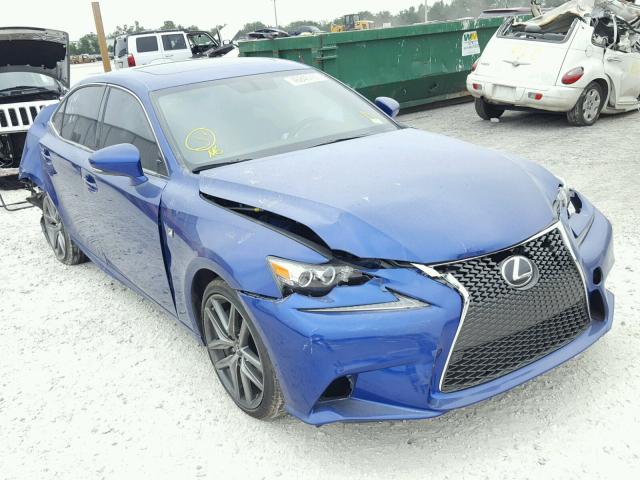 JTHBA1D22G5028756 - 2016 LEXUS IS 200T BLUE photo 1