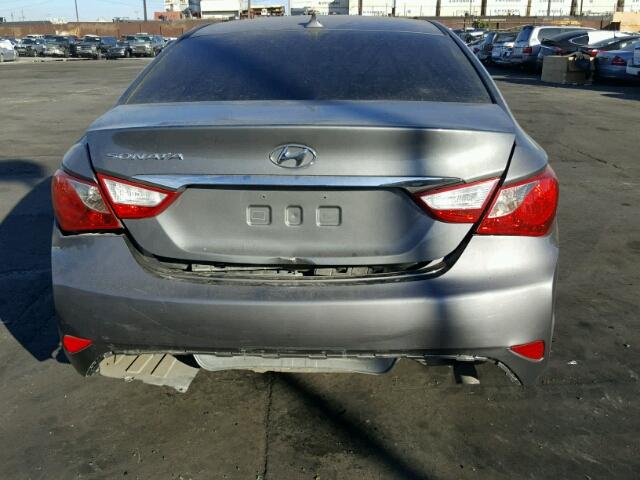 5NPEB4AC4EH835805 - 2014 HYUNDAI SONATA GLS CHARCOAL photo 9