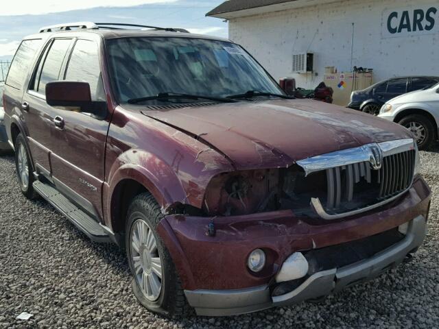 5LMFU28R54LJ18958 - 2004 LINCOLN NAVIGATOR MAROON photo 1