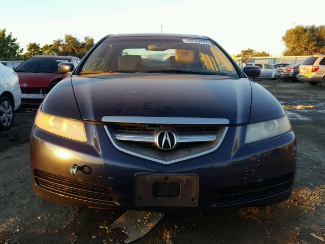 19UUA65615A073606 - 2005 ACURA TL BLUE photo 9