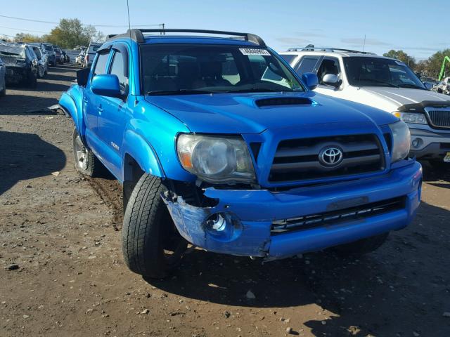 5TELU42N59Z597256 - 2009 TOYOTA TACOMA DOU BLUE photo 1