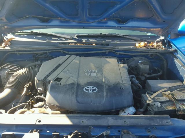 5TELU42N59Z597256 - 2009 TOYOTA TACOMA DOU BLUE photo 7