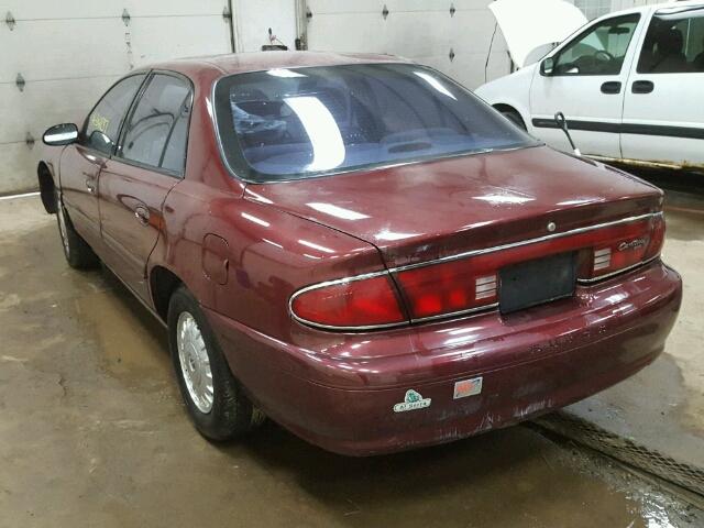 2G4WS52J2Y1105139 - 2000 BUICK CENTURY CU MAROON photo 3