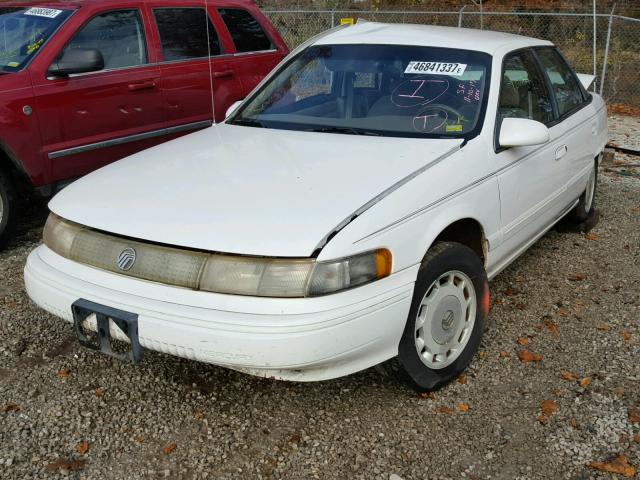 1MELM50U5SG643163 - 1995 MERCURY SABLE GS WHITE photo 2