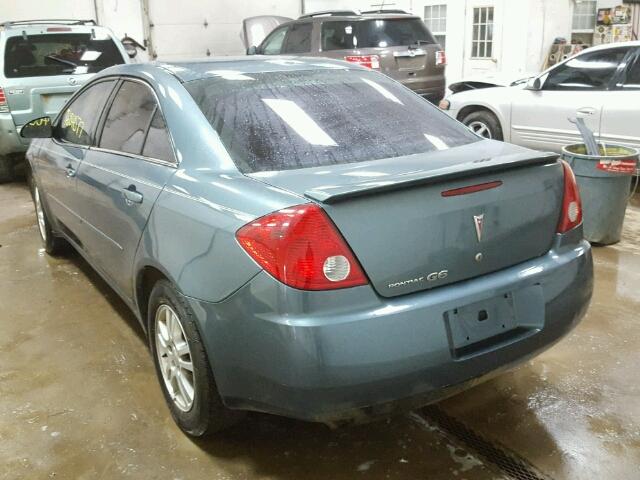 1G2ZF55B264238872 - 2006 PONTIAC G6 BLUE photo 3