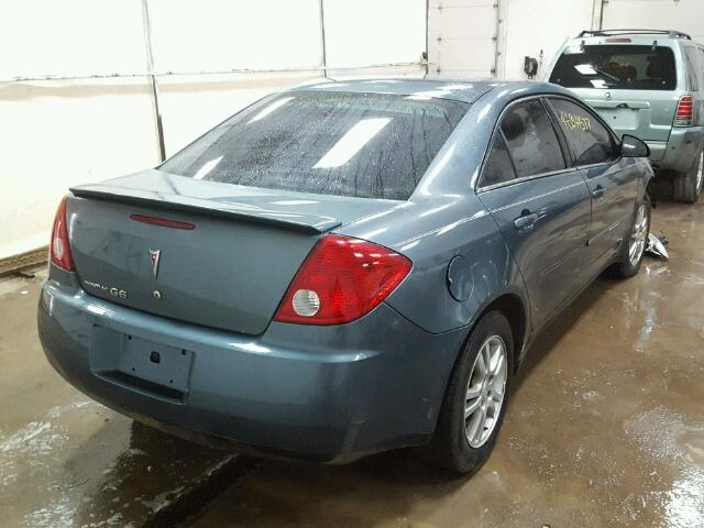 1G2ZF55B264238872 - 2006 PONTIAC G6 BLUE photo 4