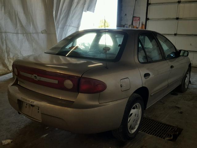 1G1JC52F037110089 - 2003 CHEVROLET CAVALIER GOLD photo 4