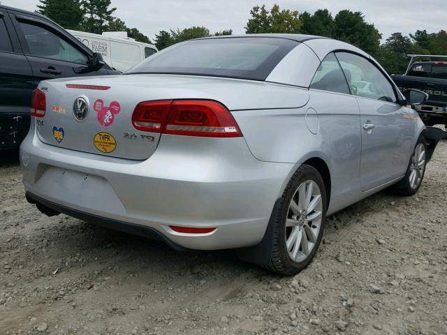 WVWBW7AH8CV006138 - 2012 VOLKSWAGEN EOS KOMFOR ვერცხლისფერი ფოტო 4