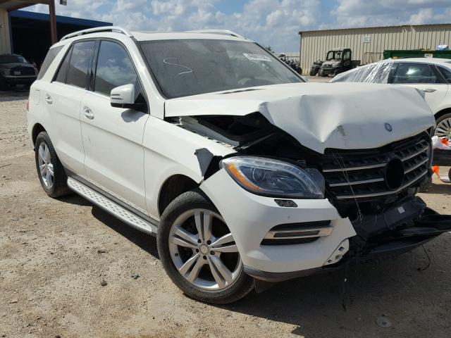 4JGDA5JB4DA212181 - 2013 MERCEDES-BENZ ML 350 WHITE photo 1