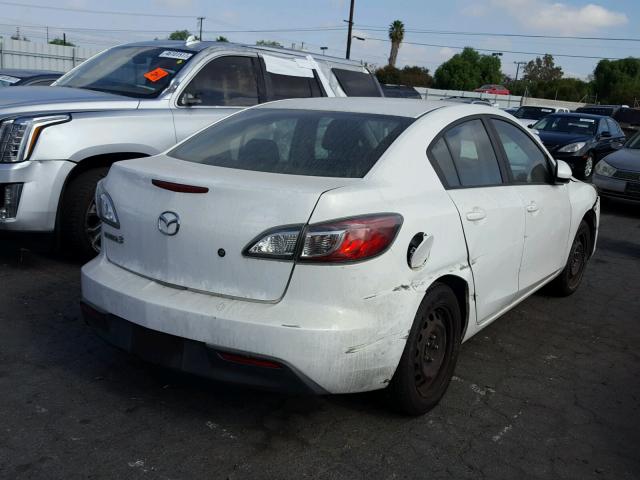 JM1BL1UG2B1496199 - 2011 MAZDA 3 I WHITE photo 4