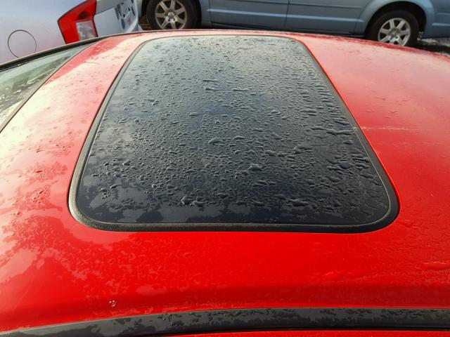 2HGFG128X9H517802 - 2009 HONDA CIVIC EX RED photo 9