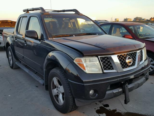 1N6AD07U67C402631 - 2007 NISSAN FRONTIER C BLACK photo 1