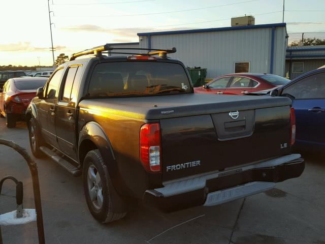 1N6AD07U67C402631 - 2007 NISSAN FRONTIER C BLACK photo 3