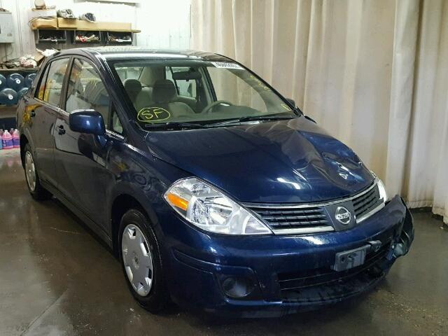 3N1BC11E28L394330 - 2008 NISSAN VERSA S BLUE photo 1