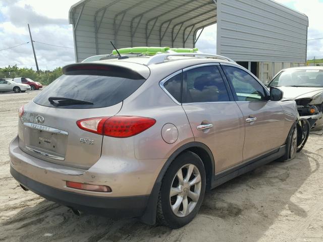 JNKAJ09F28M354145 - 2008 INFINITI EX35 BASE BROWN photo 4