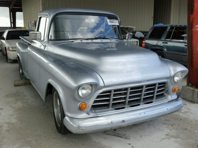 56K013938 - 1956 CHEVROLET TRUCK SILVER photo 1