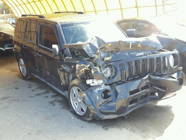 1J8FT28W08D665824 - 2008 JEEP PATRIOT SP BLACK photo 1