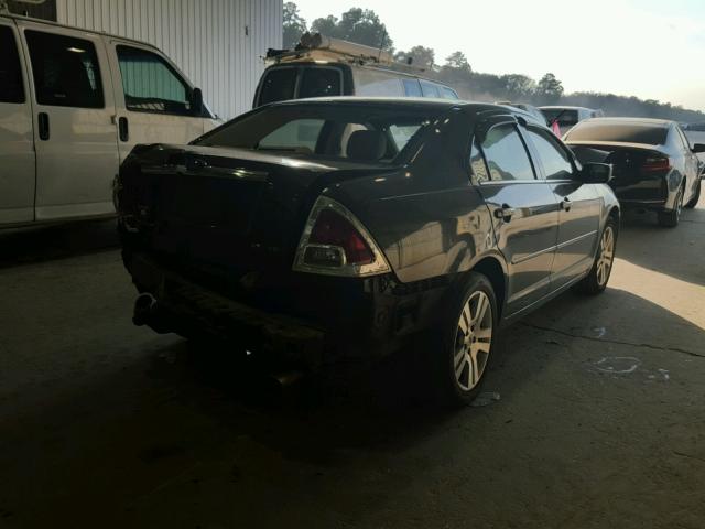 3FAFP08196R130926 - 2006 FORD FUSION SEL BLACK photo 4