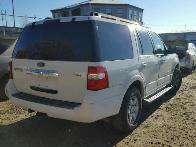 1FMFU16598LA39098 - 2008 FORD EXPEDITION WHITE photo 4