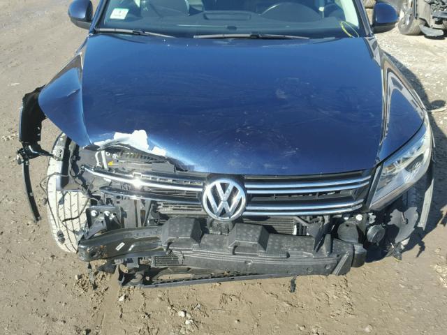 WVGBV7AX0DW539263 - 2013 VOLKSWAGEN TIGUAN S BLUE photo 7