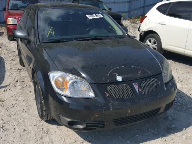 1G2AL55F087242770 - 2008 PONTIAC G5 SE BLACK photo 1