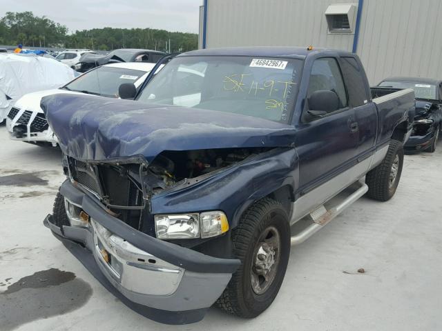 3B7KC23Z71G818537 - 2001 DODGE RAM 2500 BLUE photo 2